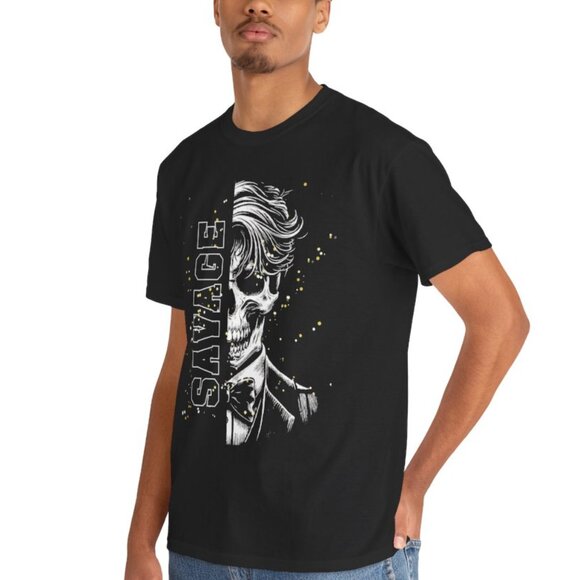 Graphic tee orginal design shirt Savage T-shirt Dark Crime - Picture 4 of 7